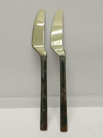 Mega Rare SIA Singapore Airlines Stainless Steel Sango Japan Knife x2 (A2126)