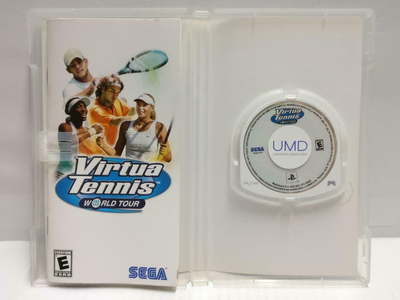 PSP SEGA Virtua Tennis World Tour With Booklet USA Game Disc (GA330)