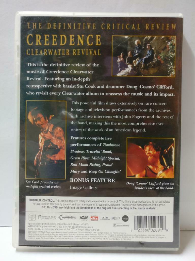 CCR Creedence Clearwater Revival Music In Review 2006 EU DVD (CD856)