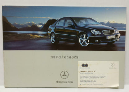 Rare Mercedes-Benz C-Class Catalog Booklet Owner's Manual DVD (A2093)