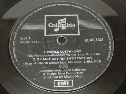 C.C.S Whole Lotta Love Columbia EMI Rare Singapore 7" EP  (EP041)