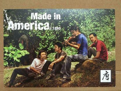 LUCKYPIGEON T'ANG QUARTET Follow Up Album Made In America Ad Postcard (C2052)