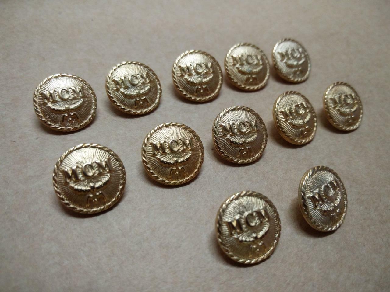 MCM Clothes Sewing 15mm Round Buttons  Set of 12 (B560)