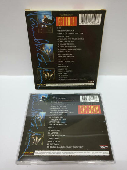 LK888 Paul McCartney Get Back 2001 Hong Kong 2x VCD Video CD (CD453)