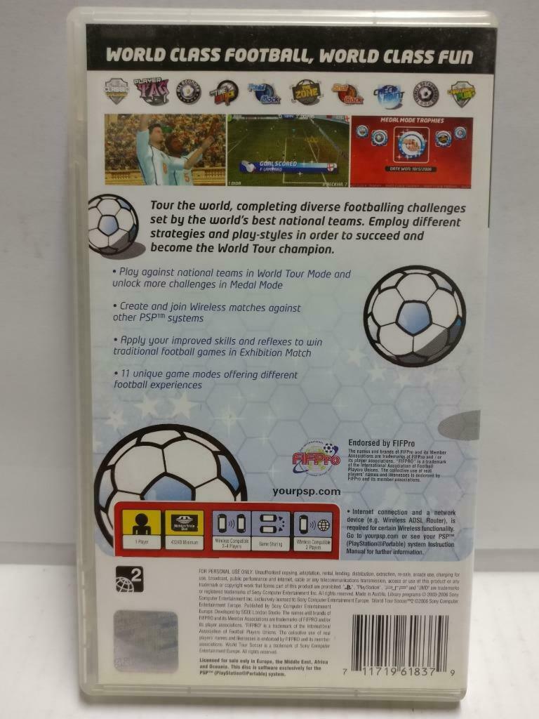 PSP World Tour Soccer 2 With Booklet 2006 Austria Game Disc (GA340)