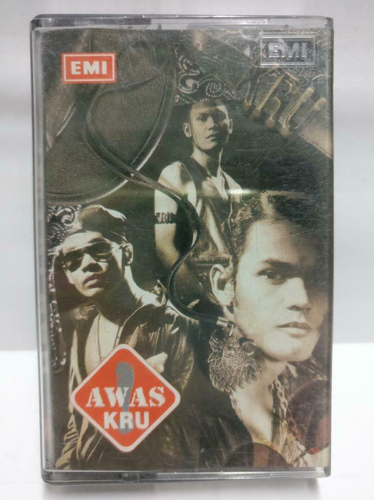 Malay Rock Band KRU Awas! 1994 Malaysia Melayu Cassette CT723