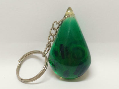 LP888 Rare Vintage Thailand Seashell Art Deco Acrylic Souvenir Keychain Keyring (B742)