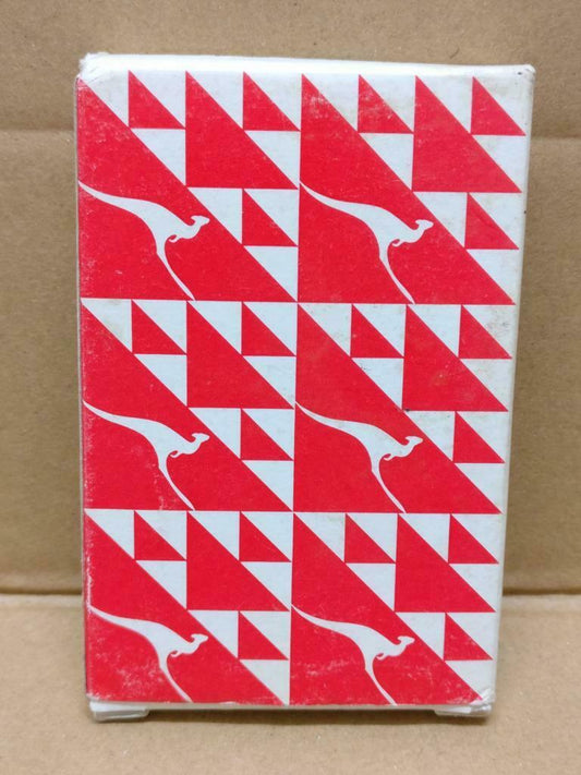 Used Rare QANTAS Airlines Playing Cards Souvenir (A1998)