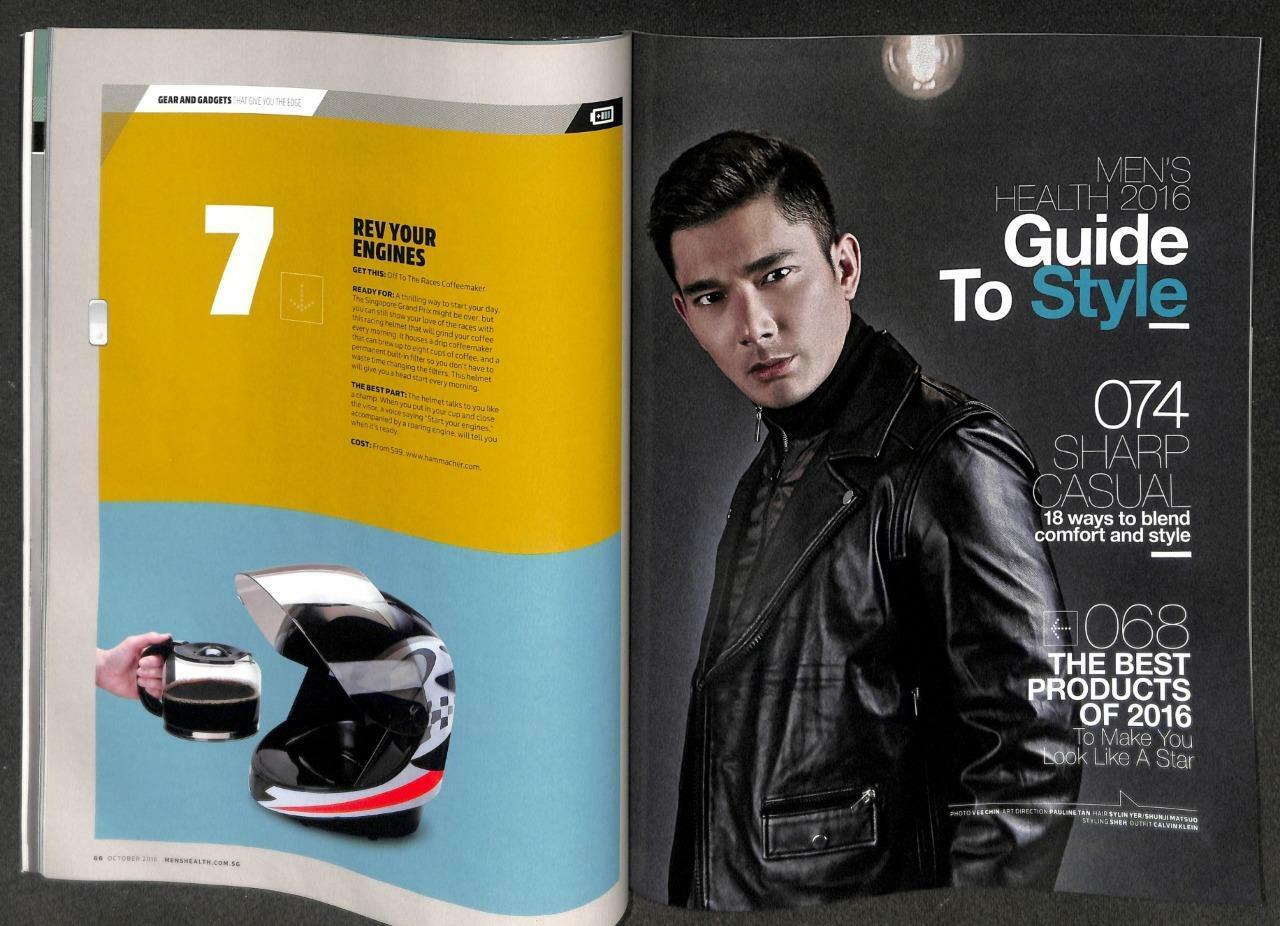 Singapore Men's Health Magazine Macho Man Alvin Ng Aaron Kwok 郭富城 Longines M043