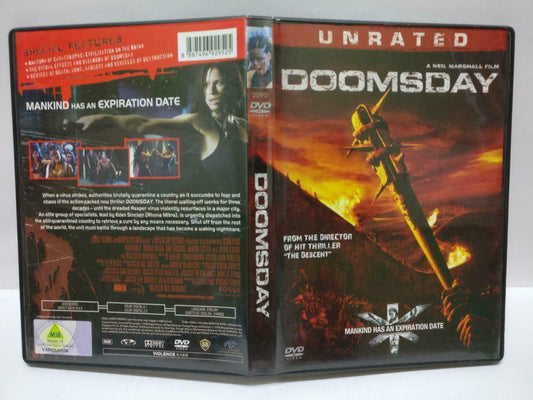 Doomsday Rhona Mitra Movie Rare 2008 Singapore DVD Eng Sub R3 (DVD053)