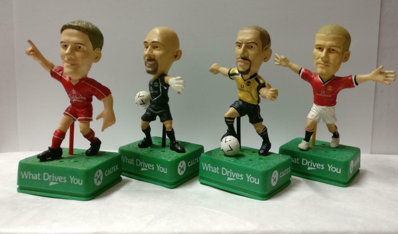 CALTEX Manchester United David Beckham Michael Owen Figure x4 Lot F/S FTY003 *F