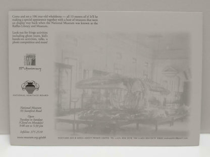 LUCKYPIGEON888 National Museum Building Whalebone Singapore Ad Postcard (E0239)