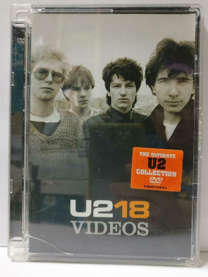 U2 18 Videos Rare Singapore Censor Sticker 2006 EU DVD (CD862)