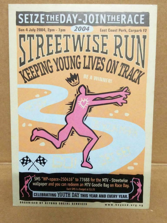 LUCKYPIGEON Streetwise Run By Beyond Social Services Singapore Postcard (C2063)