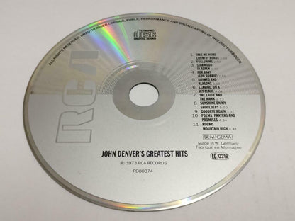 John Denver Greatest Hits 1973 Rare Germany English CD (CDS174)