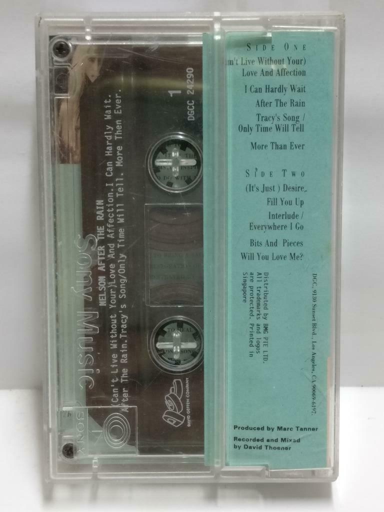 Nelson After The Rain 1990 Mega Rare Singapore English Cassette CT475