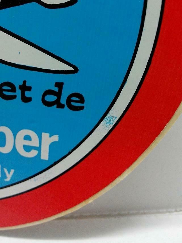 Vintage 80’s Sticker NLM CityHopper Airlines F/S (A768)