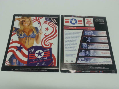 WWE WWF Wrestling The Great American Bash 2005 Singapore Only 4x VCD OOP (A826)