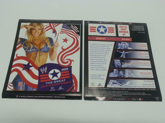 WWE WWF Wrestling The Great American Bash 2005 Singapore Only 4x VCD OOP (A826)