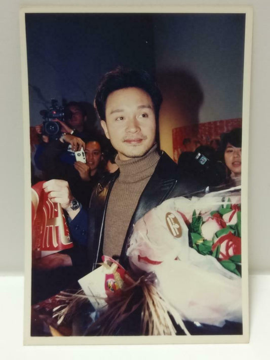 Vintage Hong Kong Actor Leslie Cheung 張國榮 张国荣 Singapore Agfa Photo F/S (P081)
