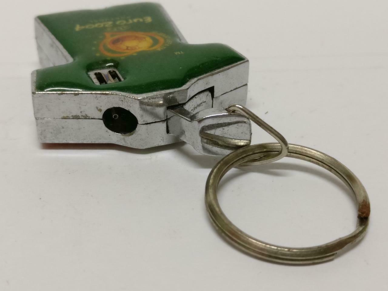 LP888 Vintage Euro 2004 Soccer Portugal Carlsberg Lighter Keychain Keyring F/S (B655)