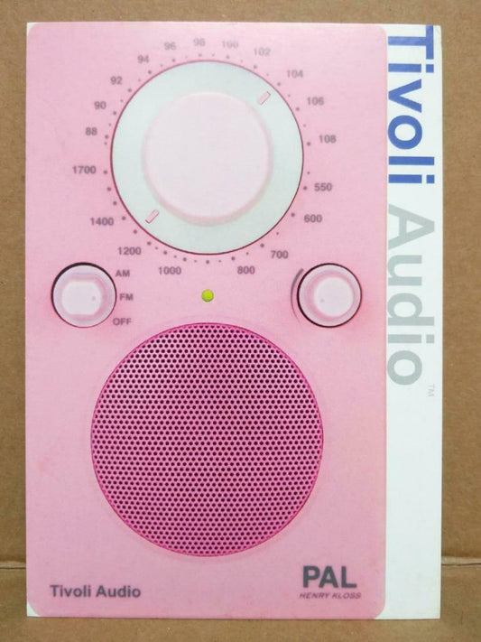 LUCKYPIGEON Portable Audio Lab Tivoli Audio Advertisement Postcard (C2077)