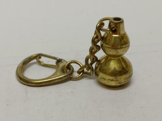 LP888 Vintage Chinese Fruit Shape Gourd 葫芦 Souvenir Metal Keychain Keyring F/S (B725)