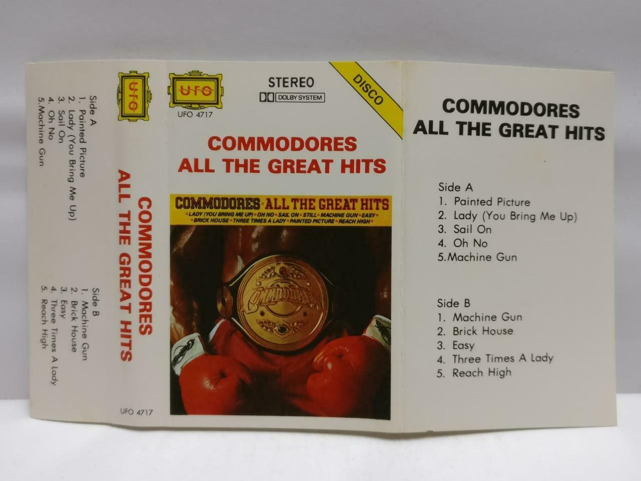 Commodores Three Times A Lady Mega Rare Singapore English Cassette CT540