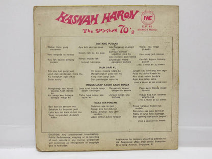 Malay Hasnah Haron & The Spiritual Band Psych Garage Rare Singapore EP 7" EP400