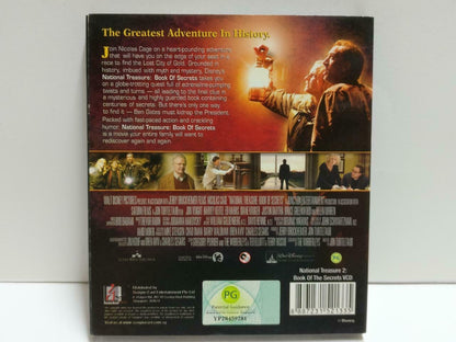 Movie National Treasure 2  Nicolas Cage Engish Singapore Video 2x VCD CD1107 D