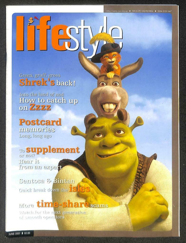 Singapore Lifestyle Magazine Shrek Jacky Cheung Transformer 2006 F/S M112 E