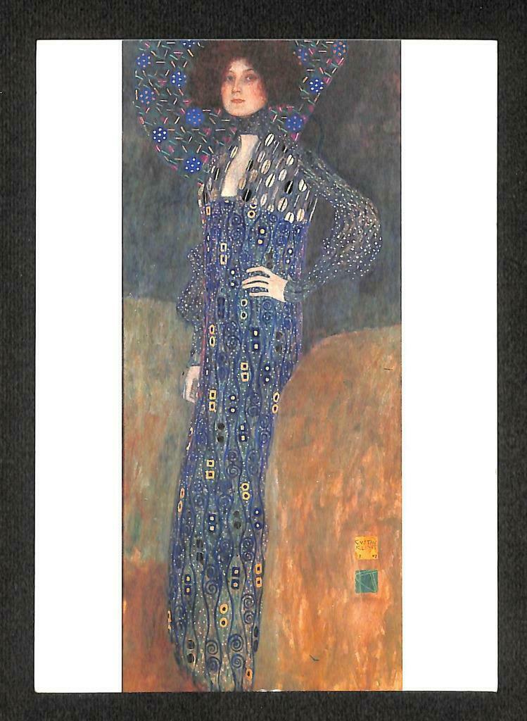 LUCKYPIGEON Gustav Klimt Emilie Flöge (1902) Oil Painting Postcard (C1568)