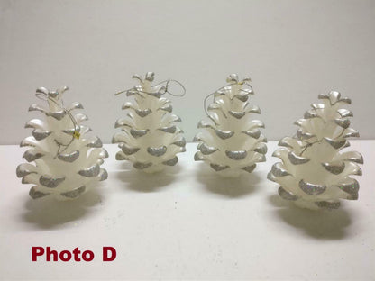Vintage Christmas X'mas Tree Ornaments Icicles Star Bundle Lot x01 F/S (A2245)