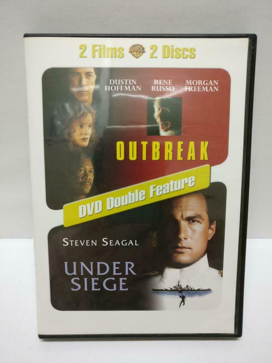 Outbreak & Under Siege Movie Rare Singapore 2x DVD Eng Sub R3 (DVD055)