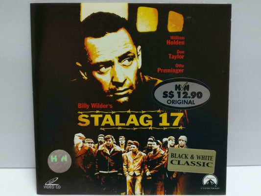 War Movie Stalag 17 William Holden Rare Singapore Video CD 2x VCD OOP (CDS370)