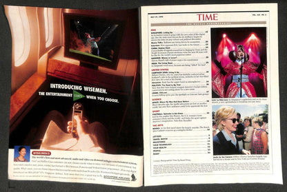 Singapore TIME Magazine 1999 Hillary Clinton Astronauts Apollo 11 & 12 SIA M009