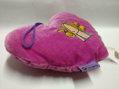 Bang On The Door Babe Pink Heart Shaped Mini Pillow 8" Plush Toy F/S (PTY118)