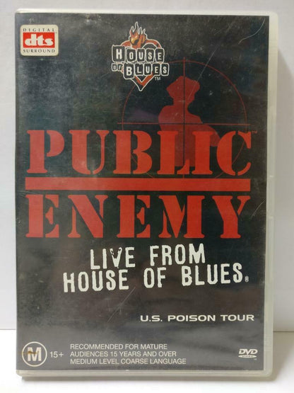 Public Enemy Live From House Of Blues U.S. Poison Tour Australia DVD (CD851)