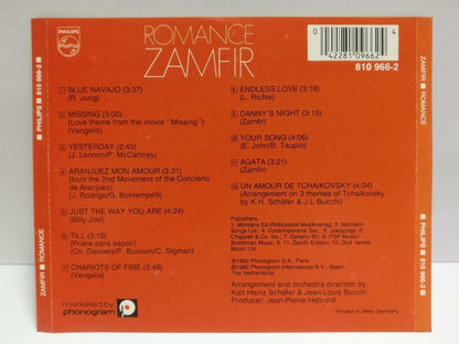 Romance Zamfir 1982 Rare Germany Philips English CD (CDS250)