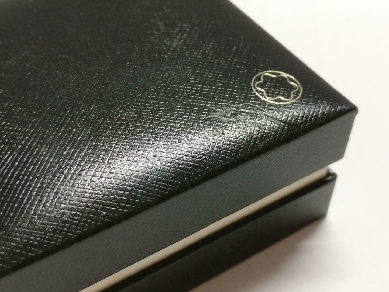 Montblanc Mont Blanc Black Empty Box Small Jewelry Accessory Box F/S (BX003) *F