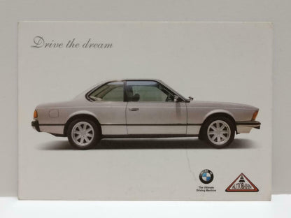 LUCKYPIGEON888 BMW Retro Car Automobile 2003 Singapore Ad Postcard (E0206)