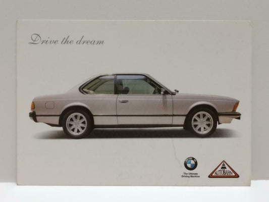 LUCKYPIGEON888 BMW Retro Car Automobile 2003 Singapore Ad Postcard (E0206)