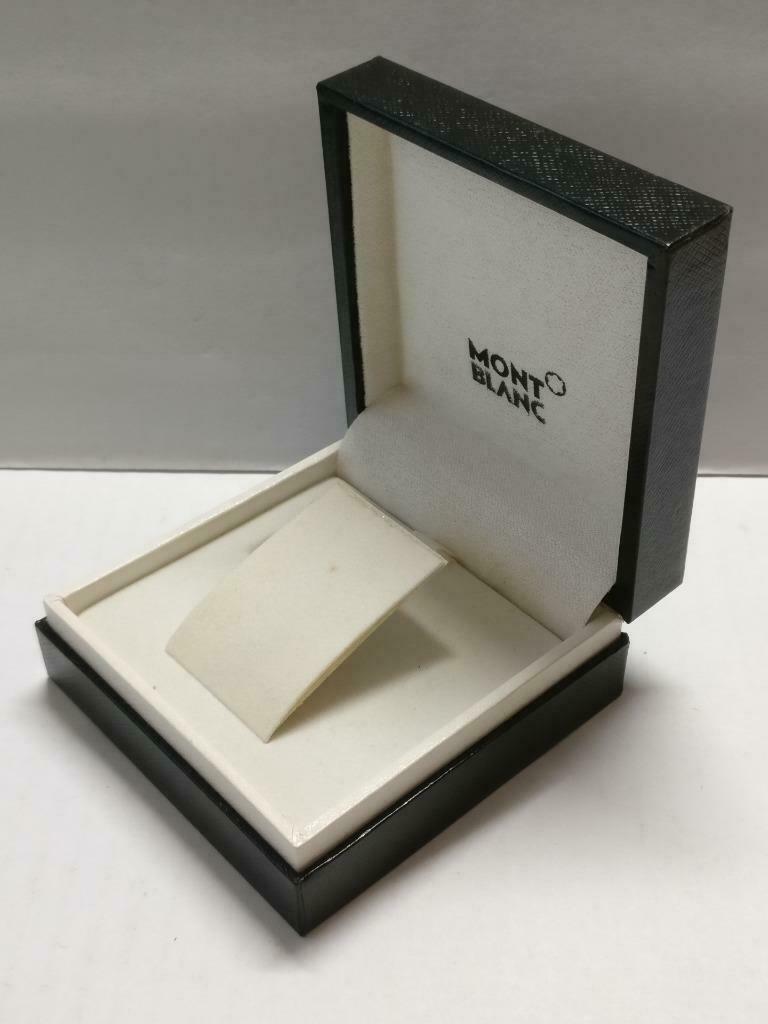 Montblanc Mont Blanc Black Empty Box Small Jewelry Accessory Box F/S (BX003) *F