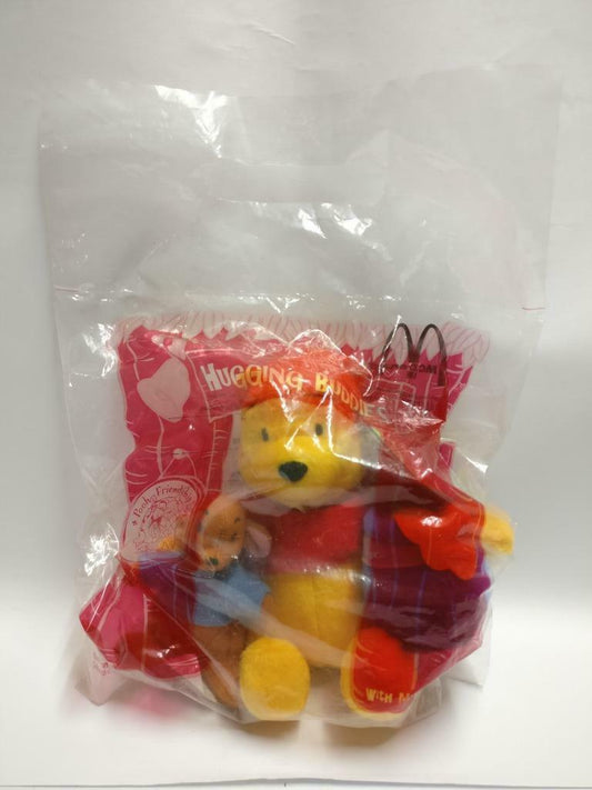 Sealed McDonald's Pooh & Roo Hugging Buddies 6" Plush Soft Toy F/S (PTY031)