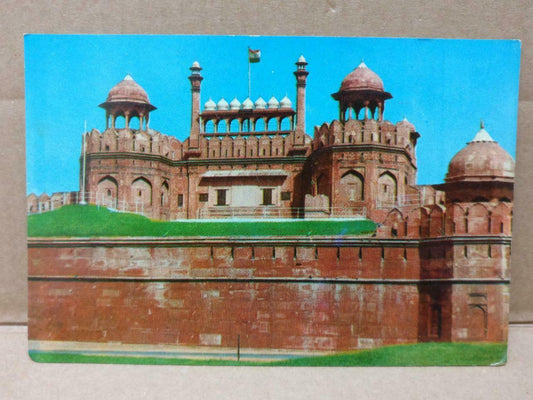 LUCKYPIGEON Red Fort Delhi Postcard (C1913)
