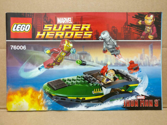 LEGO No. 76006 Marvel Super Heroes Manual Instructions Catalog Booklet (LG035)