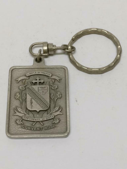LP888 Rare Vintage Convent H.I.J 2002 Founder's Day Metal Keychain Keyring F/S (B780)