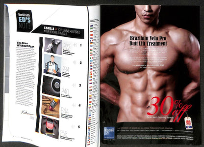 Singapore Men's Health Magazine Beefcake Macho Tattoo MMA Coner McGregor M058