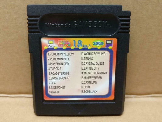 Nintendo Game Boy 2000 Full Color 18 IN 1 Japan Game Cartridge (A1937)