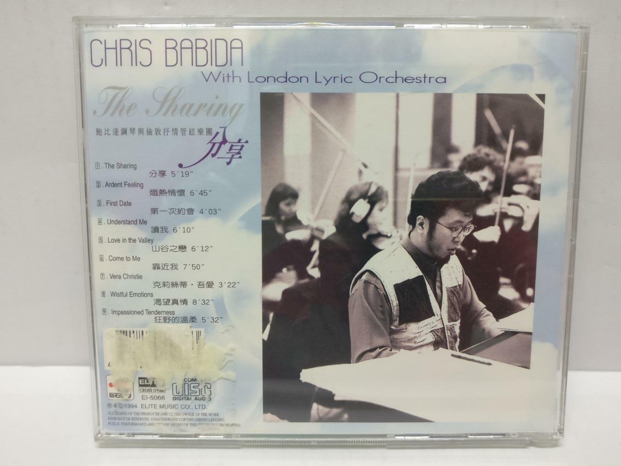 LK888 HK Chris Babida Piano Music & London Lyric Orchestra CD (5066) (CD261)